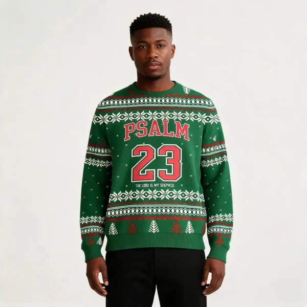 The Lord Is My Shepherd Christmas Ugly Sweater