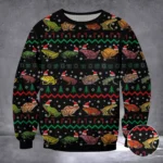 Toad Christmas Ugly Sweater Matching Christmas Clothing Gift