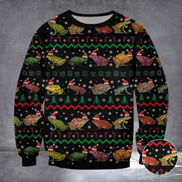 toad christmas ugly sweater matching christmas clothing gift.webp