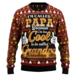Too Cool To Be Called Grandpa Ugly Christmas S