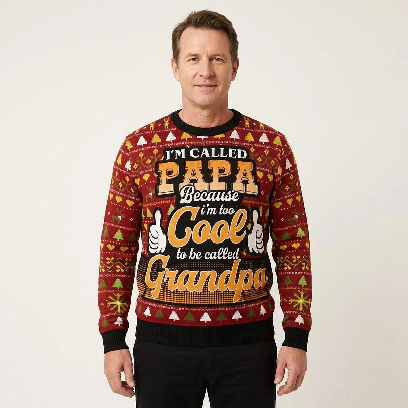 Too Cool To Be Called Grandpa Ugly Christmas S Too Cool To Be Called Grandpa Ugly Christmas S