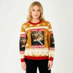 Tummy Ache Survivor Christmas Ugly Sweater Win