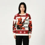 Why Guitar Cat Christmas Ugly Sweater Winter A