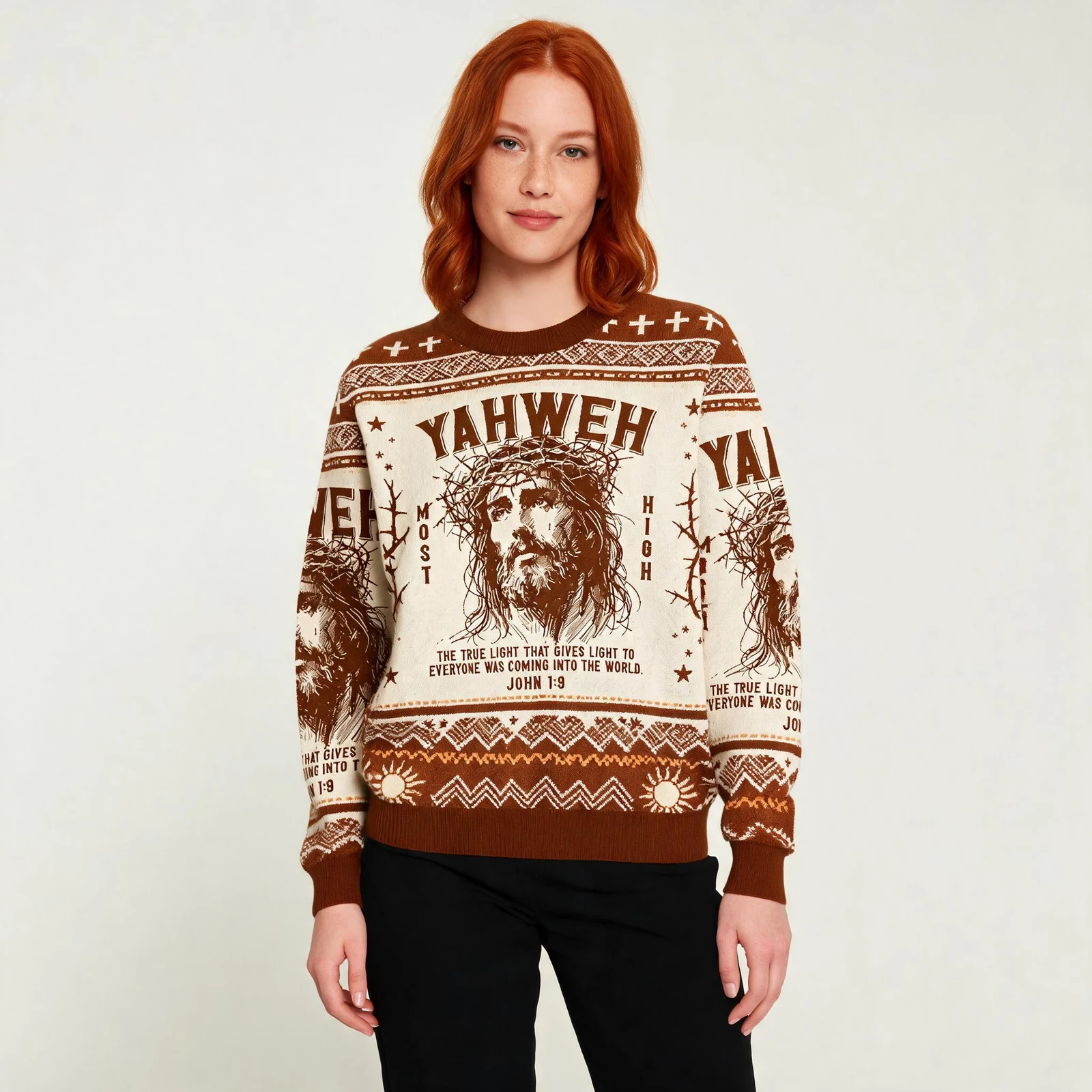 Yahweh Is King Ugly Christmas Sweater Winter A Yahweh Is King Ugly Christmas Sweater Winter A