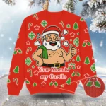 Your Mom Is My Cardio Christmas Ugly Sweater C
