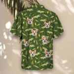 Bass & Lures Fishing Hawaiian Shirt, front view of the print