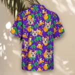 Cats in Shades Ugly Hawaiian Shirt, front view of the print