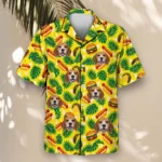 Fast Food Paradise Ugly Hawaiian Shirt, front view of the print