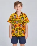 Grandma Wallpaper Ugly Hawaiian Shirt, front view of the print