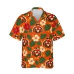 Personalized Thanksgiving Hawaiian Shirt with Face, Pet or Logo – Turkey in Shades design
