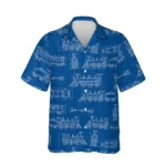 Personalized Train Hawaiian Shirt with Face, Pet or Logo – Blueprint Locomotive design