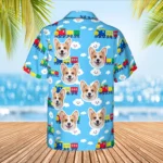 Personalized Train Hawaiian Shirt with Face, Pet or Logo – Cartoon Choo Choo photo 1