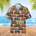 Personalized Train Hawaiian Shirt with Face, Pet or Logo – Freight Diesel photo 1