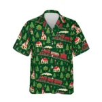 Personalized Train Hawaiian Shirt with Face, Pet or Logo – Model Railroad design