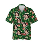 Personalized Train Hawaiian Shirt with Face, Pet or Logo – Model Railroad photo 1