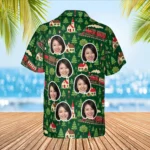 Personalized Train Hawaiian Shirt with Face, Pet or Logo – Model Railroad photo 1