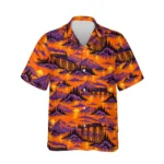 Personalized Train Hawaiian Shirt with Face, Pet or Logo – Trestle Bridge design