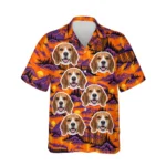 Personalized Train Hawaiian Shirt with Face, Pet or Logo – Trestle Bridge photo 1