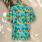 Sloth Pool Party Ugly Hawaiian Shirt, front view of the print