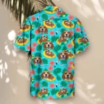 Sloth Pool Party Ugly Hawaiian Shirt, front view of the print