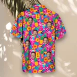 Tacky Tourist Ugly Hawaiian Shirt, front view of the print