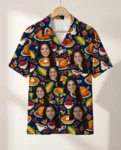 Thanksgiving Feast Hawaiian Shirt, front view of the print