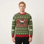 Bah Humpug Christmas Ugly Sweater Funny Xmas Clothing Gift ForPug Lovers