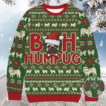 Bah Humpug Christmas Ugly Sweater Funny Xmas Clothing Gift ForPug Lovers