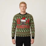 Bah Humpug Ugly Christmas Sweater Holiday Apparel Gift ForPug Owners