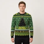 Black Cat Christmas Tree Ugly Christmas Sweatshirt Holiday Clothing Cat Lover Funny Gifts