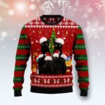 Black Cat Family Christmas Sweatshirt Christmas Clothing Best Cat Gift ForChristmas
