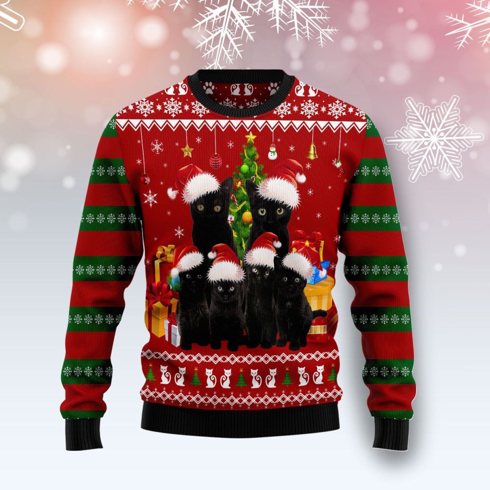 Black Cat Family Christmas Sweatshirt Christmas Clothing Best Cat Gift ForChristmas Black Cat Family Christmas Sweatshirt Christmas Clothing Best Cat Gift ForChristmas