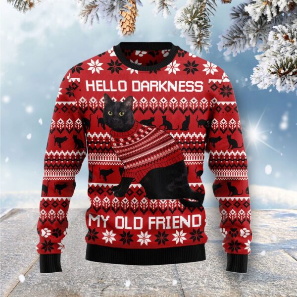 black cat hello darkness my old friend christmas sweatshirt holiday apparel gifts cat lovers 1559 d03cm.jpeg