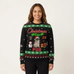 Christmas Is Better With Pug Silly Christmas Jumpers Funny Xmas Apparel Gift ForPug Owners AI Model Photo