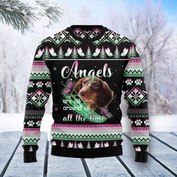 dachshund angel ugly christmas sweater animal themed christmas gifts for dachshund owners 8793 nceto.jpeg