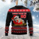 Dashing Through The No Ugly Christmas Sweater Cool Xmas Apparel Dachshund Dad Gifts AI Model Photo
