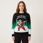 Deck The Halls With Pickleball Santa Christmas Sweater Best Gift Idea for Christmas Enthusiasts