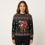 Dinosaur Ugly Christmas Sweater Funny Xmas Sweater Gift ForDinosaur Lovers Adults