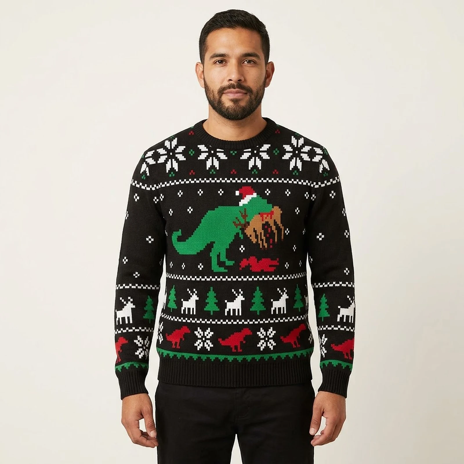 Dinosaur Ugly Christmas Sweater T Rex Christmas Sweater Gift ForCousin Dinosaur Ugly Christmas Sweater T-Rex Christmas Sweater Gift ForCousin