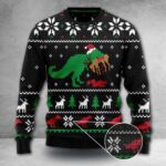 Dinosaur Ugly Christmas Sweater T Rex Christmas Sweater Gift ForCousin