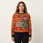 Dinosaur Ugly Sweater T Rex Christmas Sweater Have A Dino Mite Christmas Clothing