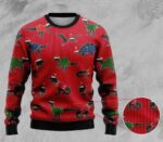 Dinosaurs Christmas Ugly Sweater Funny T Rex Gift ForHim