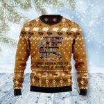 Dragon And Book Ugly Christmas Sweater Festive Clothing Christmas Gift ForBookish