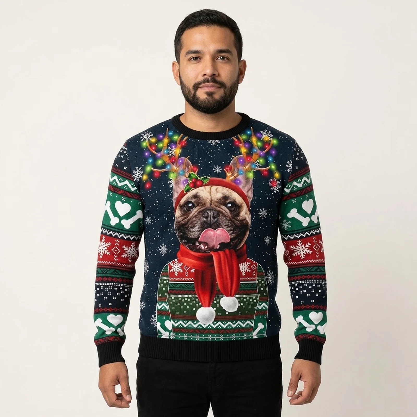 French Buudog Ugly Christmas Sweater Pet Christmas Sweater Xmas Gift ForFrench Bulldog Lover French Buudog Ugly Christmas Sweater Pet Christmas Sweater Xmas Gift ForFrench Bulldog Lover