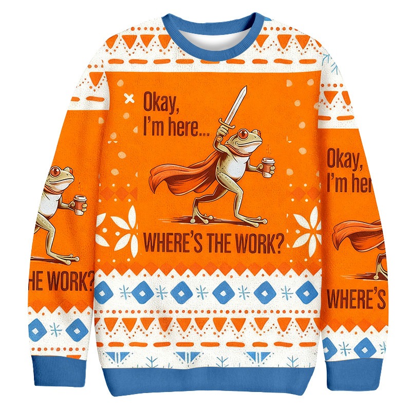 frog knight wheres the work christmas ugly sweater winter apparel christmas gift for him 9942 9nvjo.jpeg frog knight wheres the work christmas ugly sweater winter apparel christmas gift for him 9942 9nvjo.jpeg