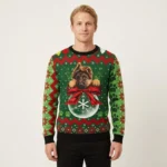 German Shepherd Christmas Ugly Christmas Sweater Cute Christmas Outfits Funny Dog Sweater