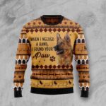 German Shepherd When I Need A Hand Ugly Christmas Sweater Xmas Clothing Christmas Gifts