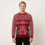 Gingerbread House Ugly Christmas Sweater Funny Holiday Sweater for Family Gatherings
