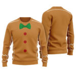 Gingerbread Man Ugly Christmas Sweater Unique Holiday Sweater Gift Idea for Loved Ones