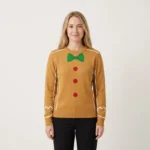 Gingerbread Man Ugly Christmas Sweater Unique Holiday Sweater Gift Idea for Loved Ones